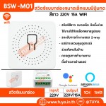 BSW-M01 สวิตซ์แบบกล่องขนาดเล็กแบบมีปุ่มกด 220V 15A WIFI