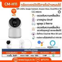 CM-H11 กล้องวงจรปิดภายในบ้านหมุนได้ WiFi 3MP H.264 128G