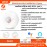 ZPR01 เซ็นเซอร์ตรวจจับความเคลื่อนไหวแบบกลม รอบทิศทาง Zigbee AAA*2