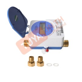 ZWM-DN25 มิเตอร์น้ำอัลตราโซนิกอัจฉริยะ กันน้ำ IP68 พร้อมหน้าจอ LCD แสดงผลดิจิทัล วัดปริมาณน้ำ อัตราการไหล และปริมาณการใช้น้ำ