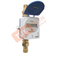 ZWM-DN25 มิเตอร์น้ำอัลตราโซนิกอัจฉริยะ กันน้ำ IP68 พร้อมหน้าจอ LCD แสดงผลดิจิทัล วัดปริมาณน้ำ อัตราการไหล และปริมาณการใช้น้ำ