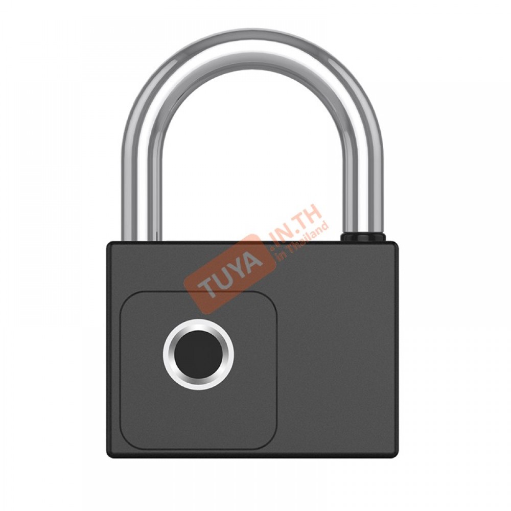 BFP03 กุญแจลายนิ้วมืออัจฉริยะ กันน้ำ กุญแจชาร์จ USB สีดำ 70*104*28 มิลลิเมตร
