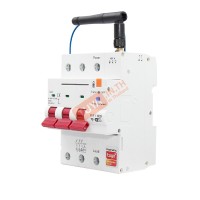 BRK-MA03-63A เซอร์กิตเบรกเกอร์ 3P สีขาว ควบคุมระยะไกล จับเวลารีเลย์ 63A 230/440V