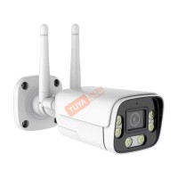 CM-W05 กล้องวงจรปิด 5MP พร้อมไฟ LED 6 ดวง WiFi LAN IP 66 DC12V 2.0A 128G