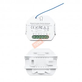 CTSW02 สวิต์ซ์เปิดปิดผ้าม่านแบบกล่องสีขาว 3A 100-240V Wifi LN สั่งผ่านรีโมท 433Mhz ได้