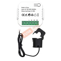 EPC-A-80A แคลมป์วัดพลังงานไฟฟ้า 80A 110V 230V 50/60Hz