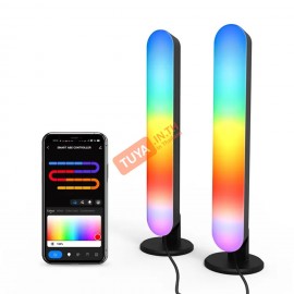 LAL02-IC ไฟตกแต่ง LED USB Smart WiFi IR Dreamcolor Music Gaming Table Lamp Ambient LED Bar Lights