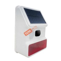 SRW-SC13 ไซเรน wifi โซลาเซล ไร้สายแสงแฟลช 433MHz GS 3.7V/400mAhM