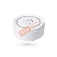 STH01 ไซเรนและเซ็นเซอร์ตรวจจับอุณหภูมิและความชื้นภายในบ้าน ไร้สาย WIFI 2.4GHz DC5V
