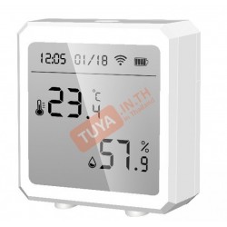 THS03 เซ็นเซอร์ตรวจจับอุณหภูมิและความชื้นแบบมีหน้าจอแสดงผล WIFI มีนาฬิกาในตัว AAA*3