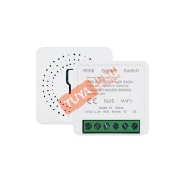 ZBSW01-EM สวิตซ์ไฟแบบกล่อง 1 ช่อง 10A 240V มีปุ่มกดในตัว รองรับสวิตช์สายแยก (Zigbee)