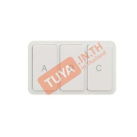 ZBT03-A3 สวิตซ์ไฟแบบปุ่มกดไร้สาย Zigbee 3 ปุ่มกด สำหรับสั่งงาน สวิตซ์ไฟและสามาร์ทซีน