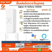 ZHM-W03 เซ็นเซอร์ตรวจจับความเคลื่อนไหวแบบเรดาร์ 10g จับการเคลื่อนไหวมนุษย์ ZIGBEE