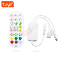 LEDC-C01 รีโมทควบคุมไฟ LED WIFI ควบคุม/สั่งงานผ่านเเอปพลิเคชั่นTuyaSmart/Smart Life (RGB 4 Pin)