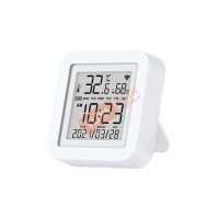 RTHS02 นาฬิกาตั้งโต๊ะ เซ็นเซอร์ตรวจจับอุณหภูมิความชื้น