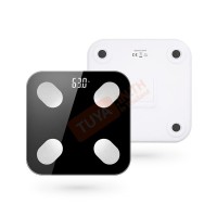 BS01 เครื่องชั่งน้ำหนักสีดำ หน้าจอดิจิตอล Wifi เก็บข้อมูลผ่านแอพ AAA*4